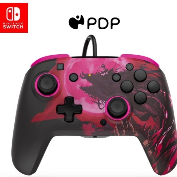 Nintendo Switch Zelda Link BOTW PDP Rematch Wired Controller - Picture 6 of 6